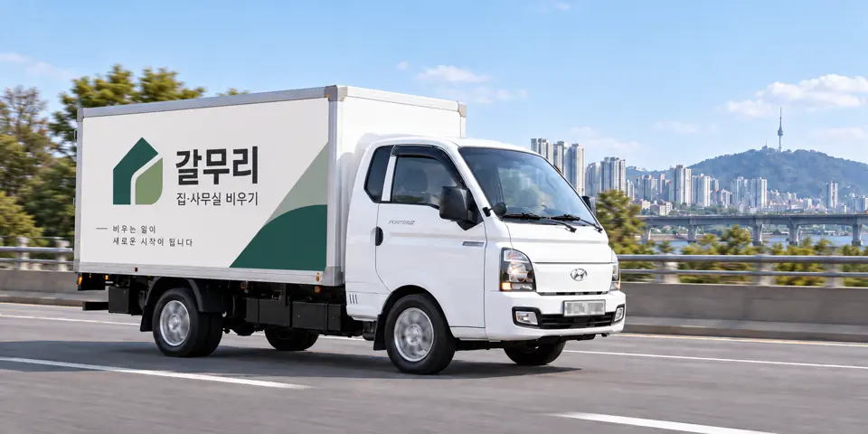 원시동 유품정리 | 갈무리 작업 차량, 그림